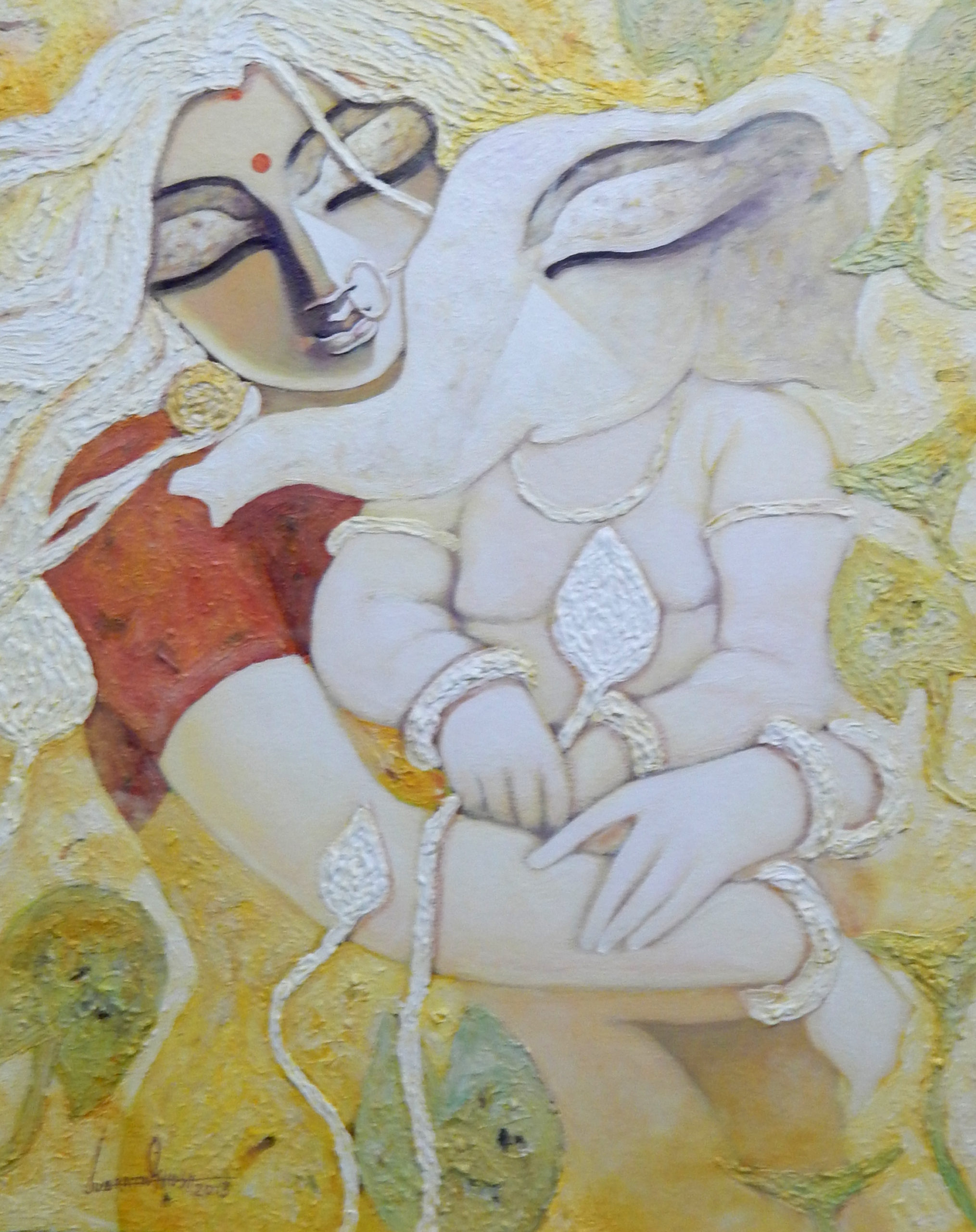 DURGA MAA Painting by durgarao vuyyuri | Saatchi Art