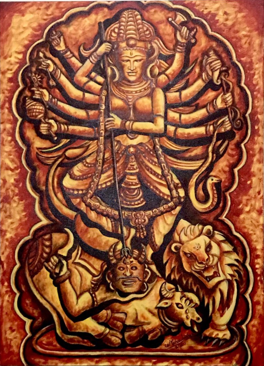 Mahishasura Mardini illustrated: The story of Ma Durga's victory over the  shape-shifting demon