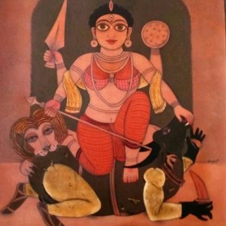 Durga Asur Drawing