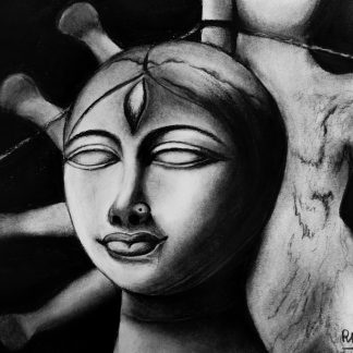 Durga by Runa Bandyopadhyay