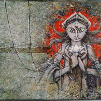 Durga painting on canvas