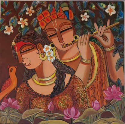 Radha krishna Art